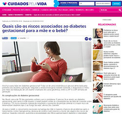 diabetes gestacional cuidados mamae bebe